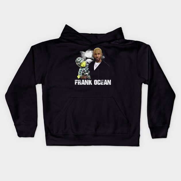 Moon River Serenade Frank's Cinematic Odyssey Kids Hoodie by Iron Astronaut